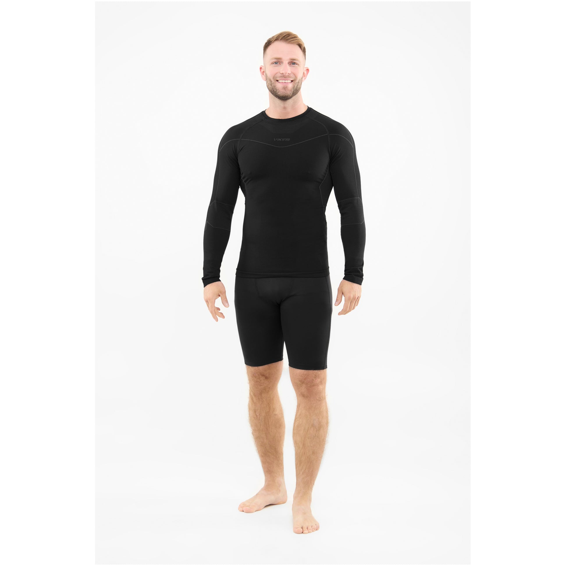 Bielizna męska VIKING Gary Longsleeve Bamboo czarna