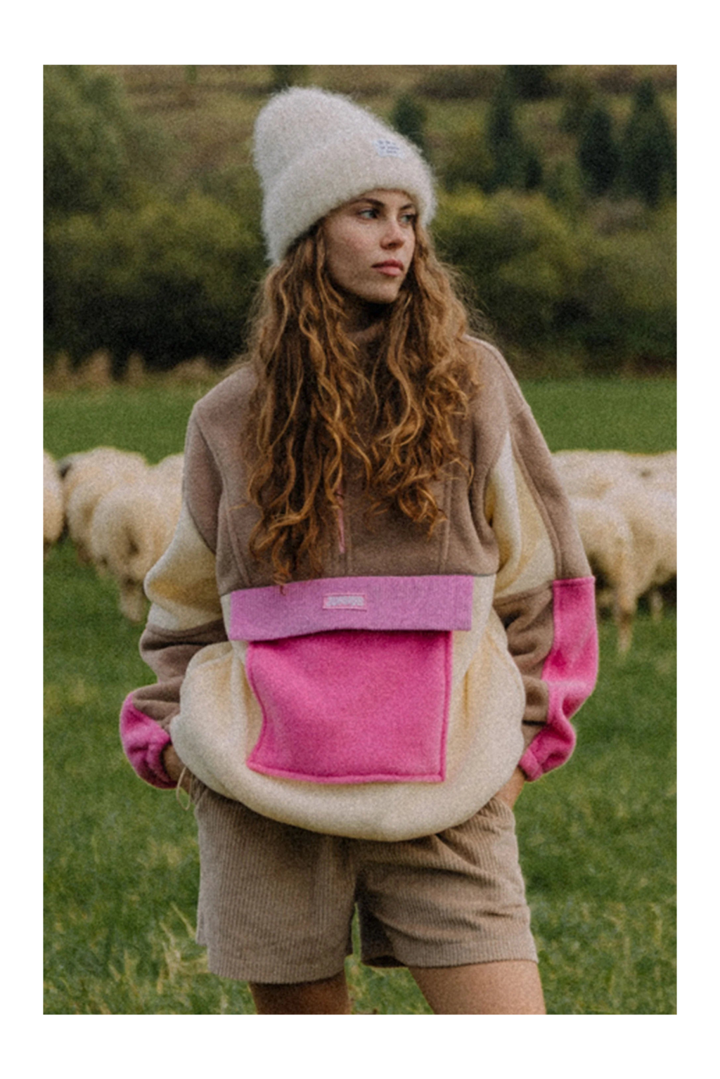 Bluza Polar JUNGMOB | STRAWBERRY LATTE