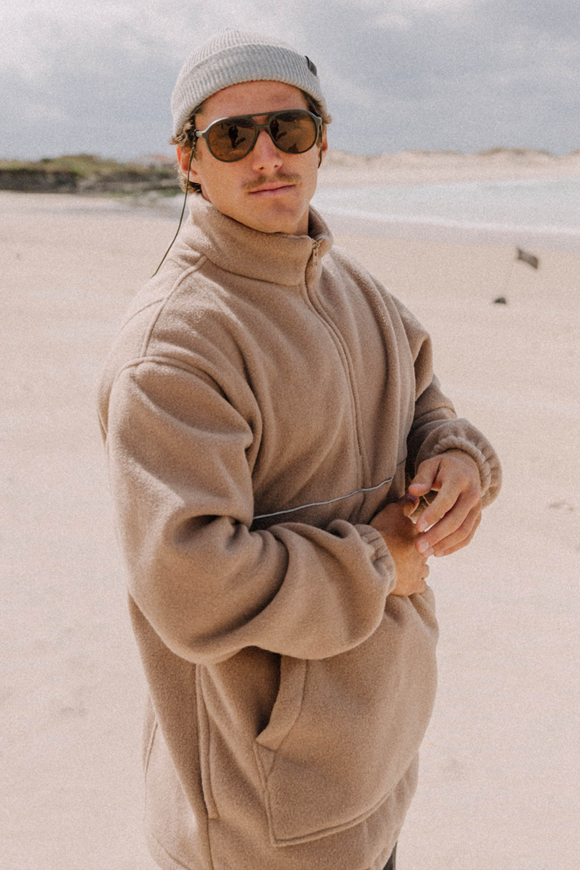 Bluza Polar JUNGMOB | ROLL SANDY