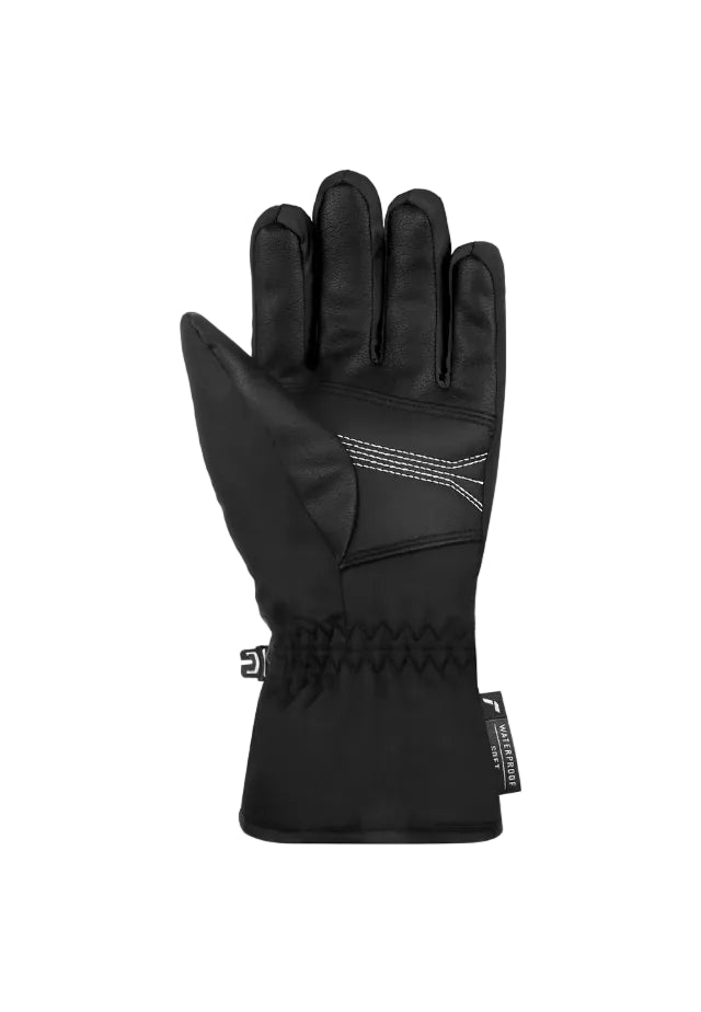 Reusch Bennet R-tex Xt Junior rękawice narciarskie czarno - białe