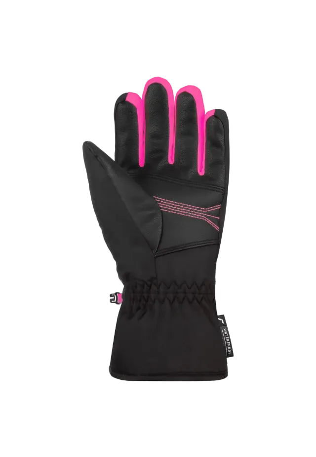 Reusch Bennet R-tex Xt Junior czarno - różowe