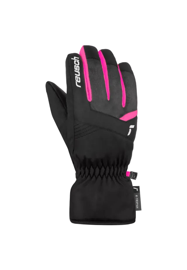 Reusch Bennet R-tex Xt Junior rękawice narciarskie czarno - białe