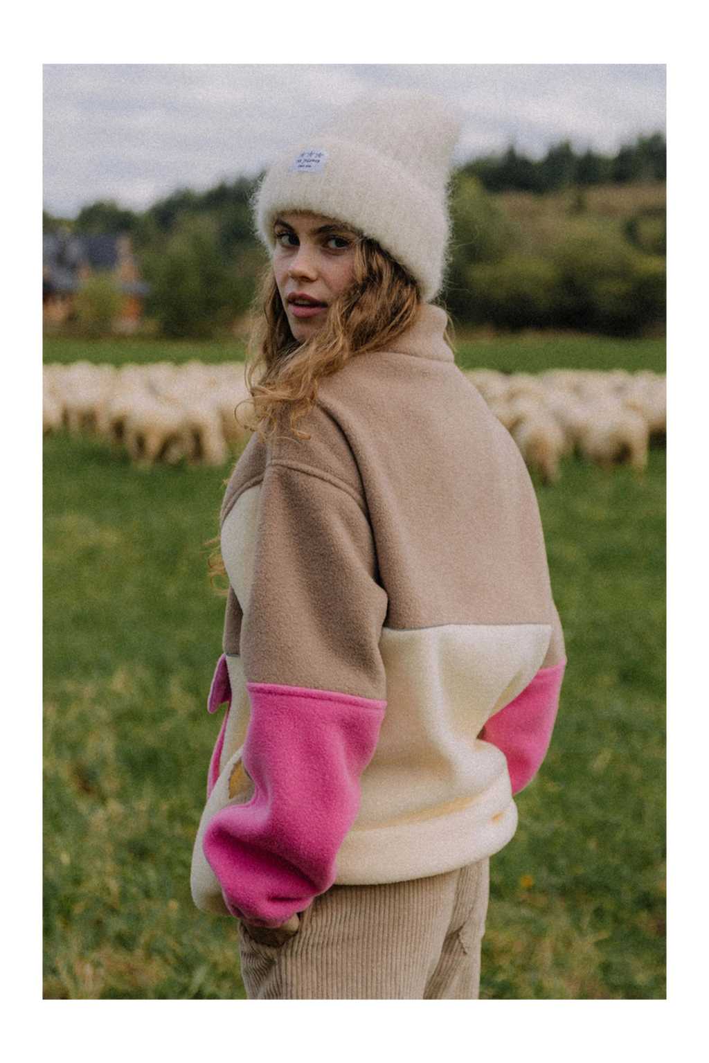 Bluza Polar JUNGMOB | STRAWBERRY LATTE