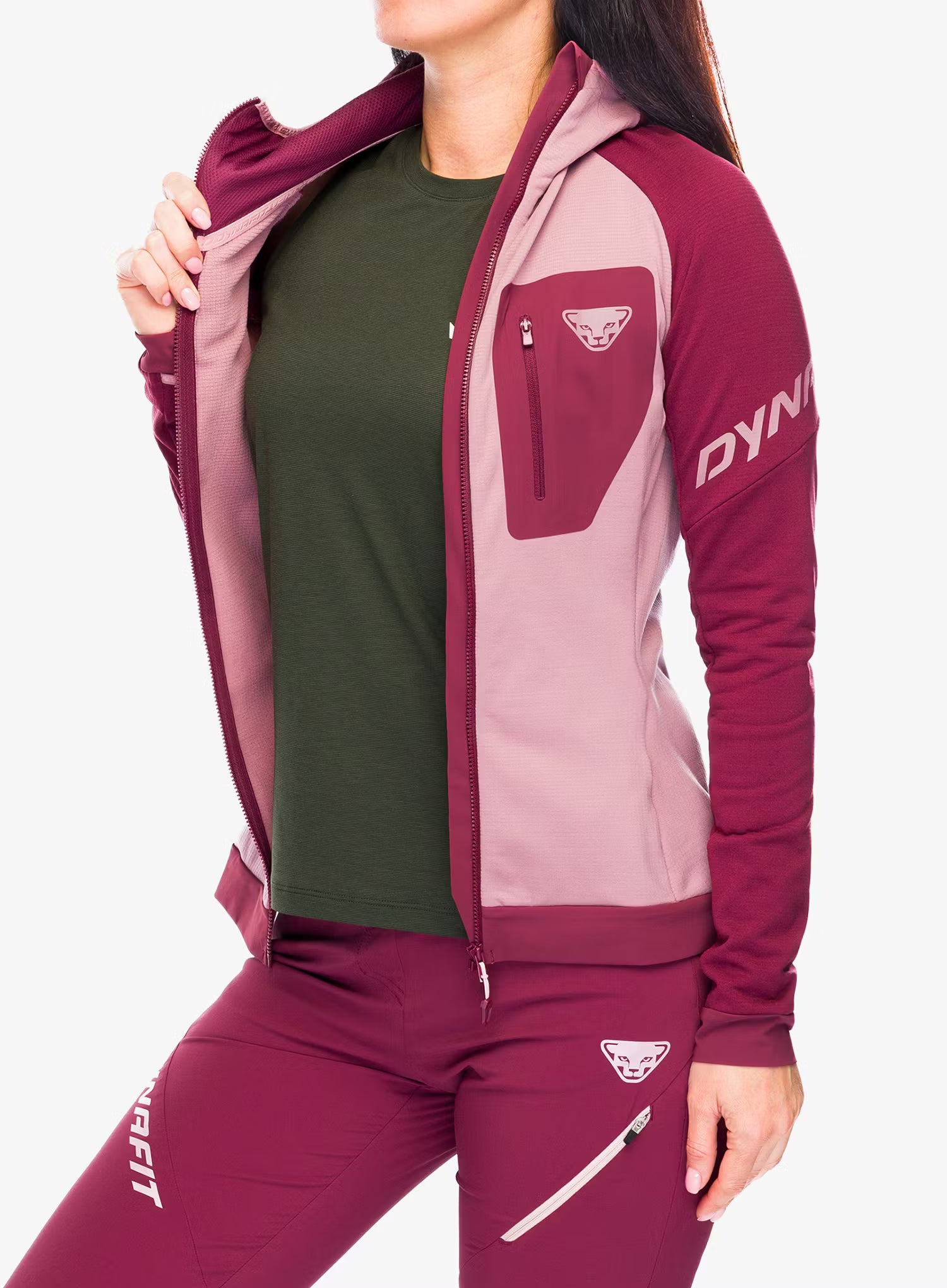 Bluza DYNAFIT Radical Polartec Jacket | Burgundy