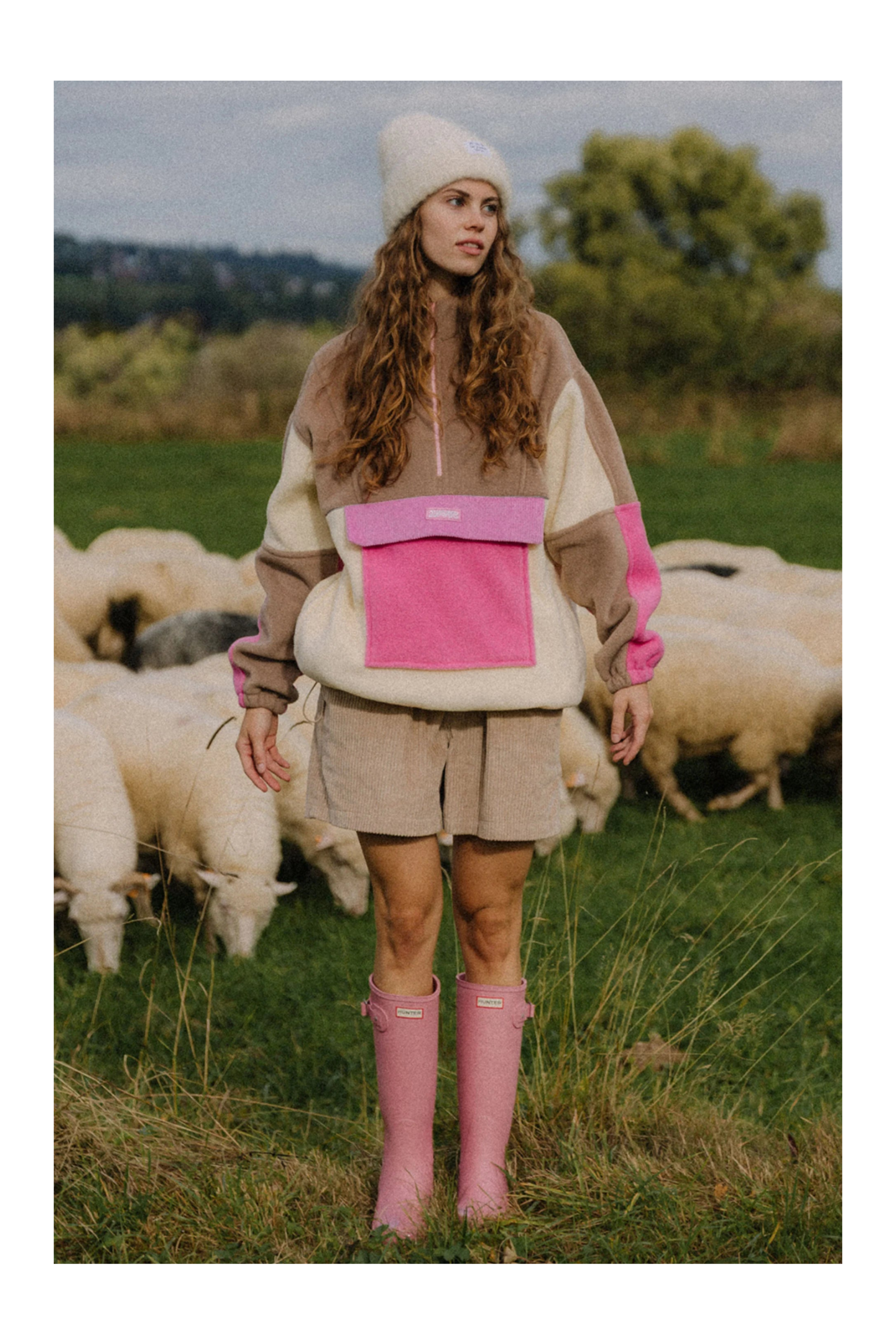 Bluza Polar JUNGMOB | STRAWBERRY LATTE