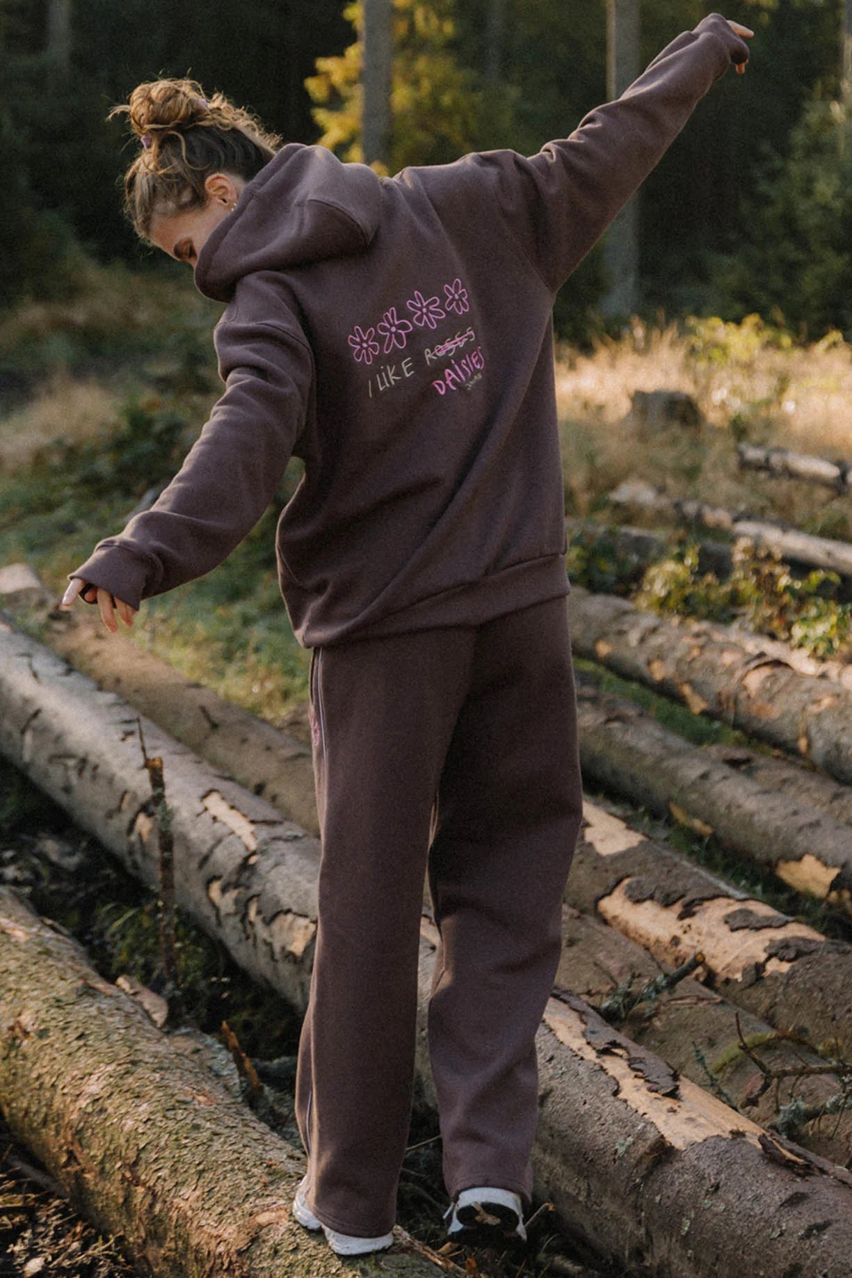 Bluza JUNGMOB | DAISY CHOCO