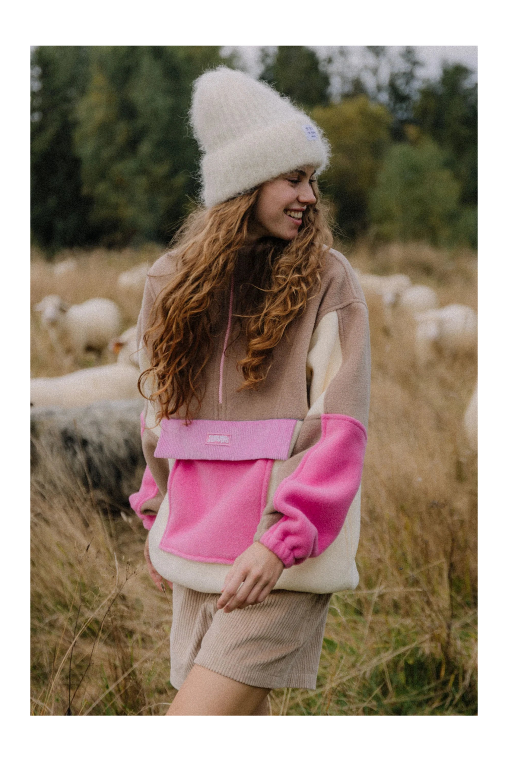 Bluza Polar JUNGMOB | STRAWBERRY LATTE