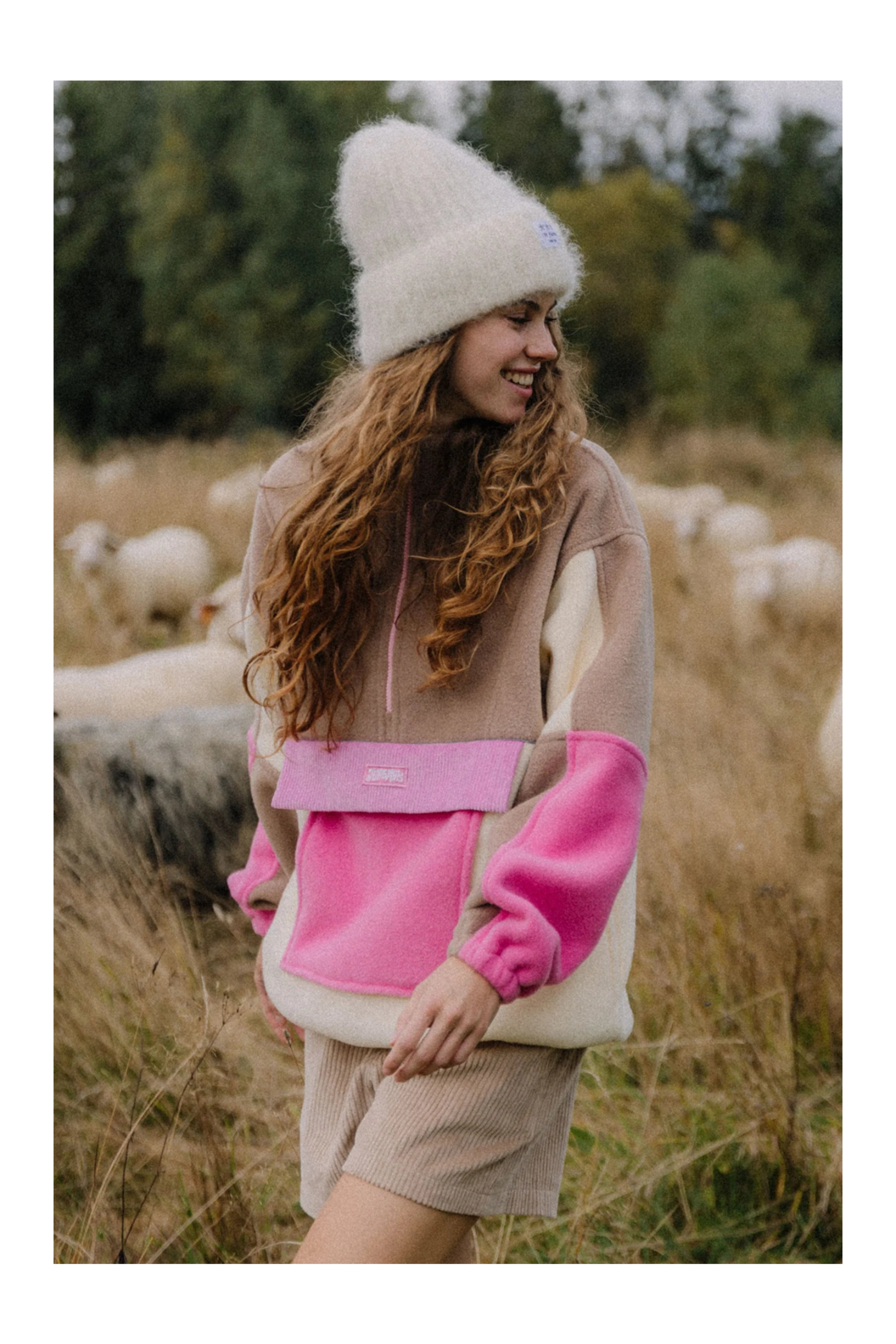 Bluza Polar JUNGMOB | STRAWBERRY LATTE