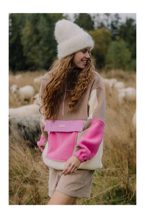 Bluza Polar JUNGMOB | STRAWBERRY LATTE