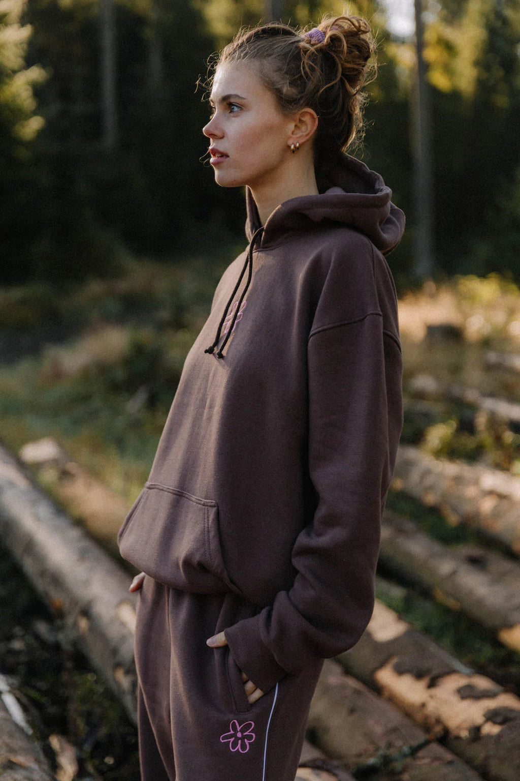 Bluza JUNGMOB | DAISY CHOCO